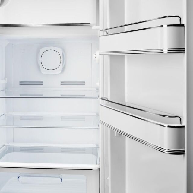 Smeg FAB28ROR5UK Retro Tall Fridge with Ice Box - Orange