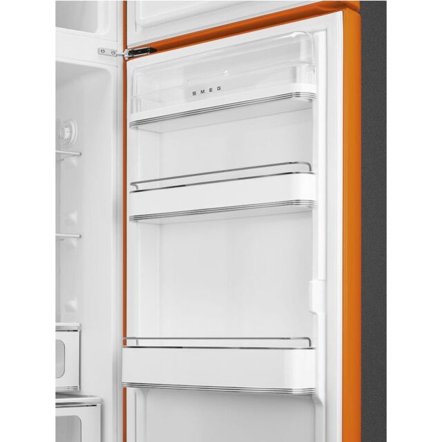 Smeg FAB30ROR5UK Retro Static Fridge Freezer - Orange