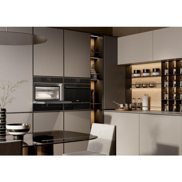 Smeg SO4604S4PNR 45cm Dolce Stil Novo Steam 100 PRO Oven, Copper Trim