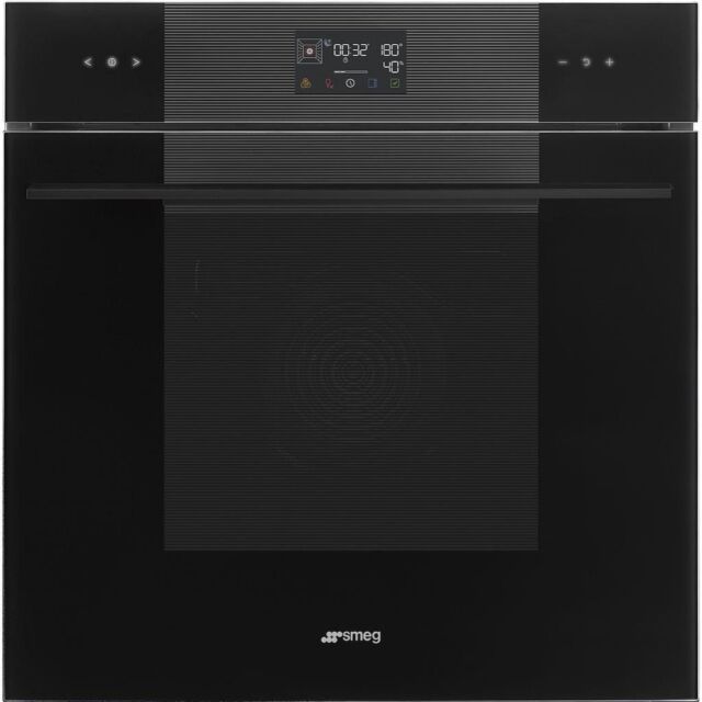Smeg SOP6102S2PB3 60cm Linea Pyrolytic SteamOne Oven, Black