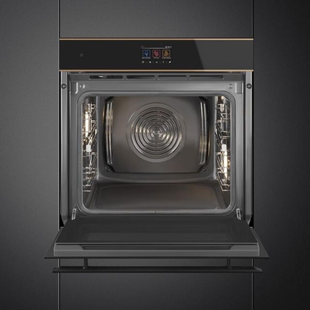Smeg SOP6604TPNR 60cm Dolce Stil Novo Pyrolytic Oven with VIVOScreen, Copper