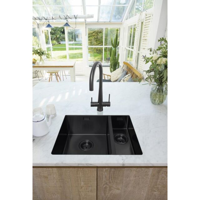 Caple MODE3415/R/BS Caple MODE3415/R/BS Mode 3415 Right handed Inset or Undermounted Sink