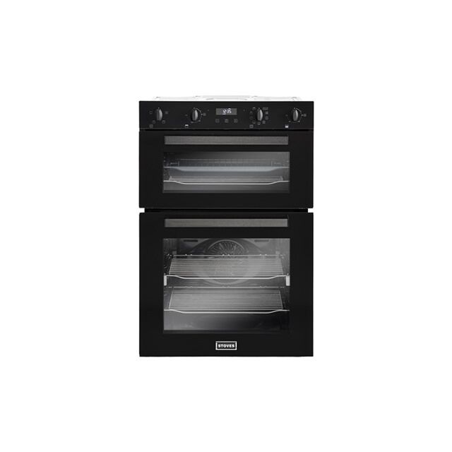Stoves ST BI902MFCT Blk Built In Double Electric Oven