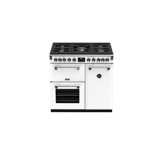 Stoves ST RICH DX S900DF CB Iwh 90cm Dual Fuel Range Cooker