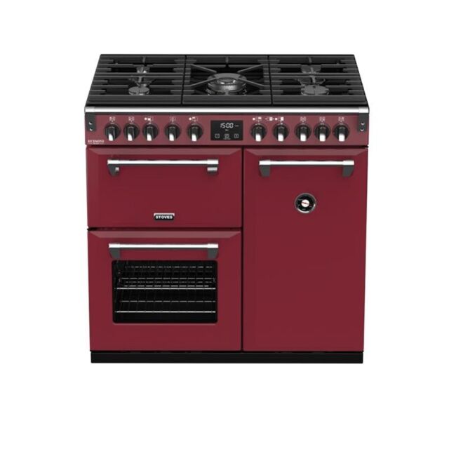 Stoves ST RICH DX S900DF CB Cre 90cm Dual Fuel Range Cooker
