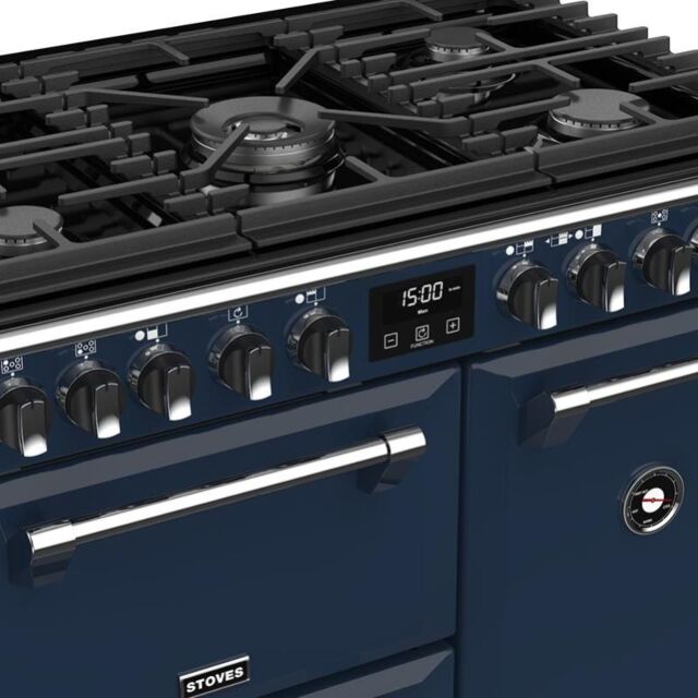 Stoves ST RICH DX S900DF CB Mbl 90cm Dual Fuel Range Cooker