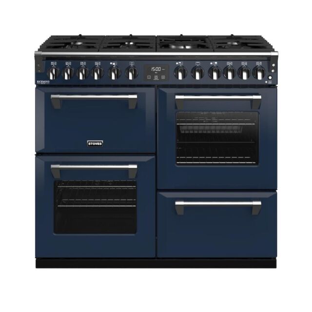 Stoves ST RICH DX S1000DF CB Mbl 100cm Dual Fuel Range Cooker