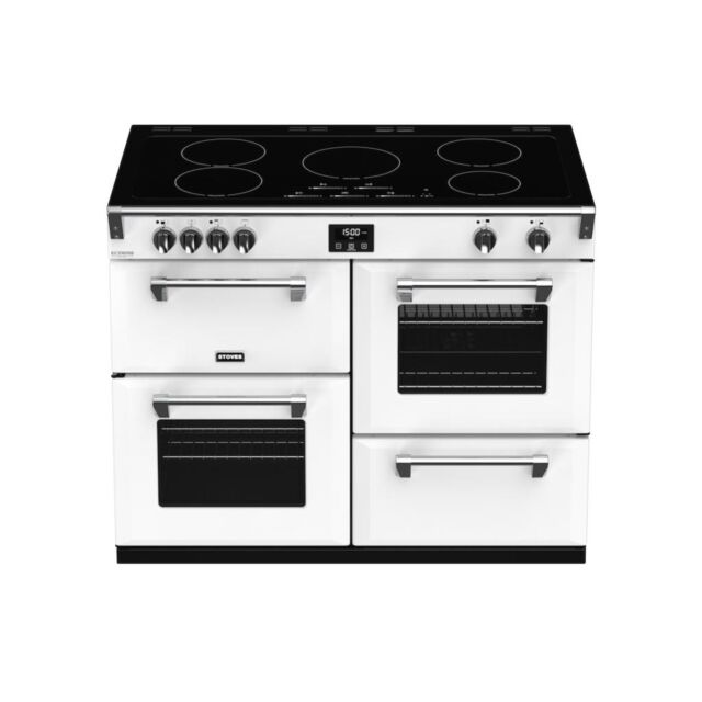 Stoves ST RICH DX S1100Ei CB Iwh 110cm Electric Induction Range Cooker