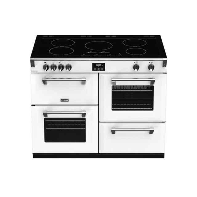 Stoves ST RICH DX S1100Ei CB Iwh 110cm Electric Induction Range Cooker