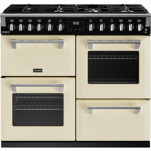 Stoves Richmond Deluxe ST DX RICH D1000DF CC 100cm Dual Fuel Range Cooker