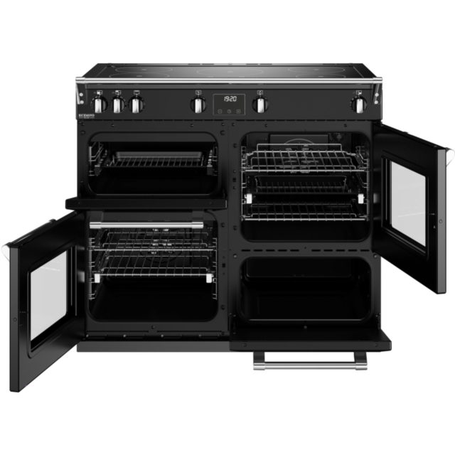 Stoves Richmond Deluxe ST DX RICH D1000Ei TCH BK 100cm Electric Induction (Touch Control) Range Cooker