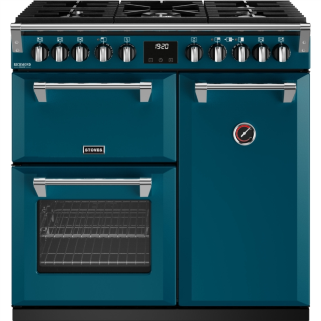 Stoves Richmond Deluxe ST DX RICH D900DF KTE 90cm Dual Fuel Range Cooker
