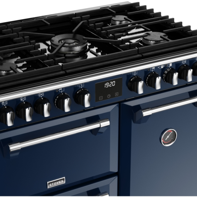 Stoves Richmond Deluxe ST DX RICH D900DF MBL 90cm Dual Fuel Range Cooker