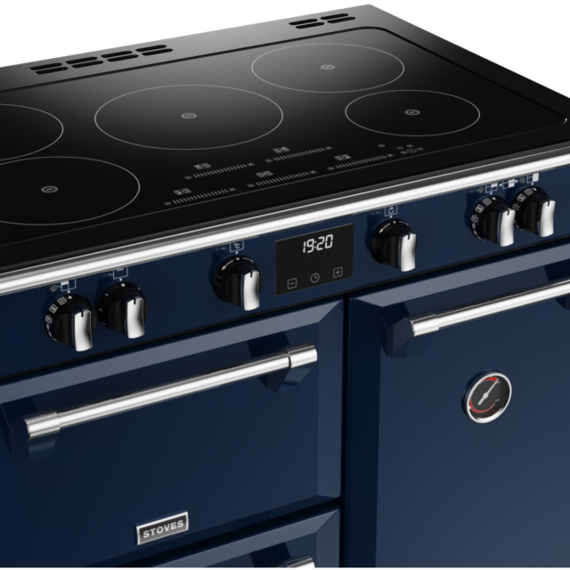 Stoves Richmond Deluxe ST DX RICH D900Ei TCH MBL 90cm Electric Induction (Touch Control) Range Cooker