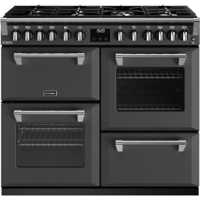 Stoves Richmond Deluxe ST DX RICH D1000DF AGR 100cm Dual Fuel Range Cooker