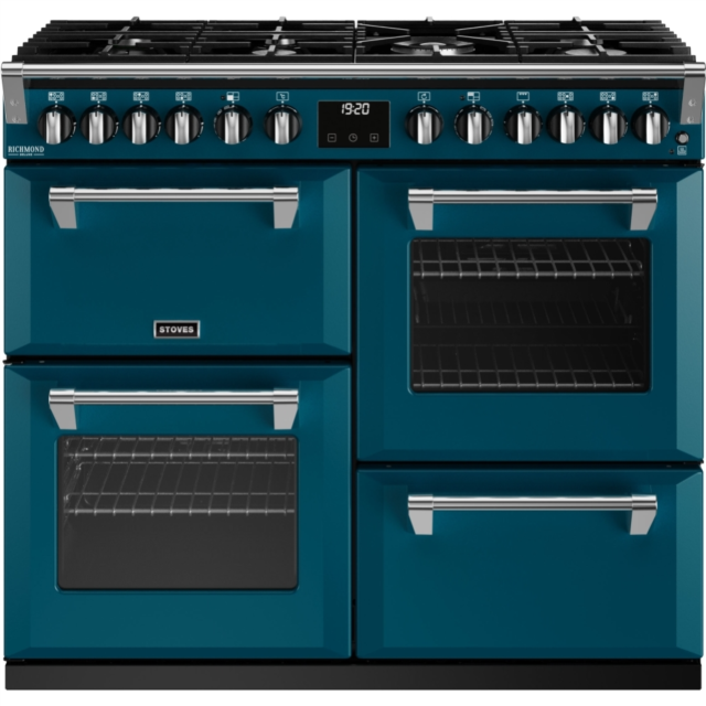 Stoves Richmond Deluxe ST DX RICH D1000DF KTE 100cm Dual Fuel Range Cooker