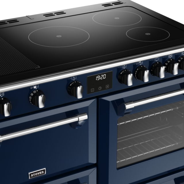 Stoves Richmond Deluxe ST DX RICH D1000Ei RTY MBL 100cm Electric Induction (Rotary Control) Range Cooker