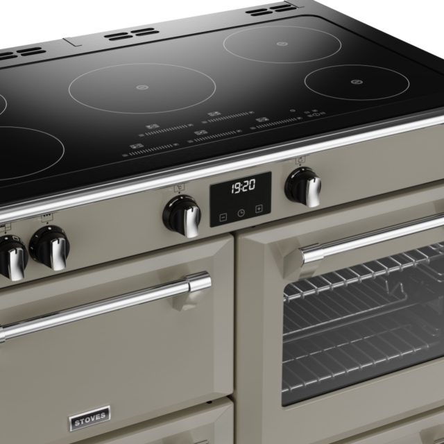 Stoves Richmond Deluxe ST DX RICH D1000Ei TCH PMU 100cm Electric Induction (Touch Control) Range Cooker