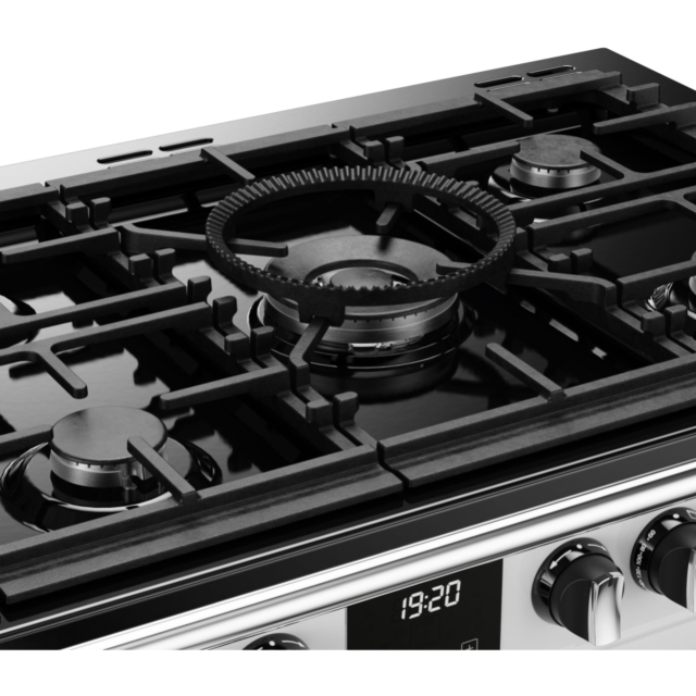 Stoves Richmond Deluxe ST DX RICH D1100DF IWH 110cm Dual Fuel Range Cooker