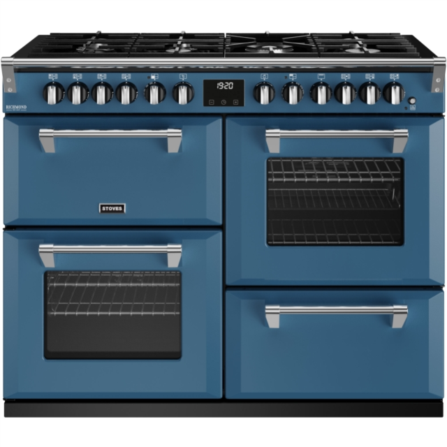 Stoves Richmond Deluxe ST DX RICH D1100DF TBL 110cm Dual Fuel Range Cooker