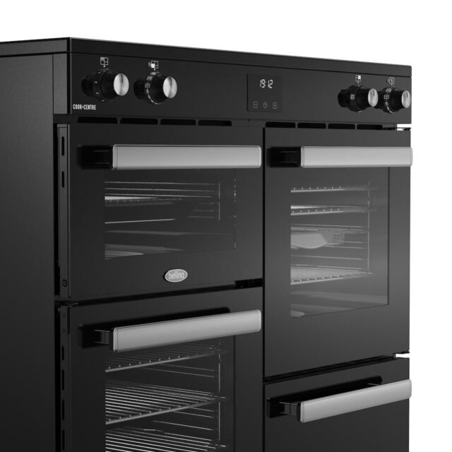 Belling RCA COOKCENTRE 100Ei 100cm Electric Induction Touch Range Cooker - Black