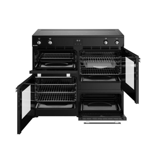 Belling RCA COOKCENTRE 100Ei 100cm Electric Induction Touch Range Cooker - Black