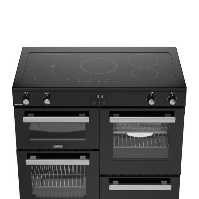 Belling RCA COOKCENTRE 100Ei 100cm Electric Induction Touch Range Cooker - Black