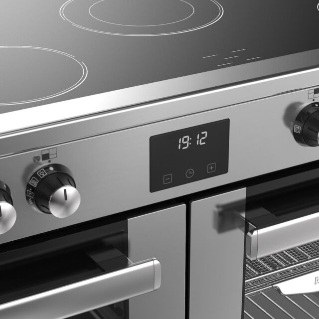 Belling RCA COOKCENTRE 110E 110cm Electric Ceramic Range Cooker - Stainless Steel