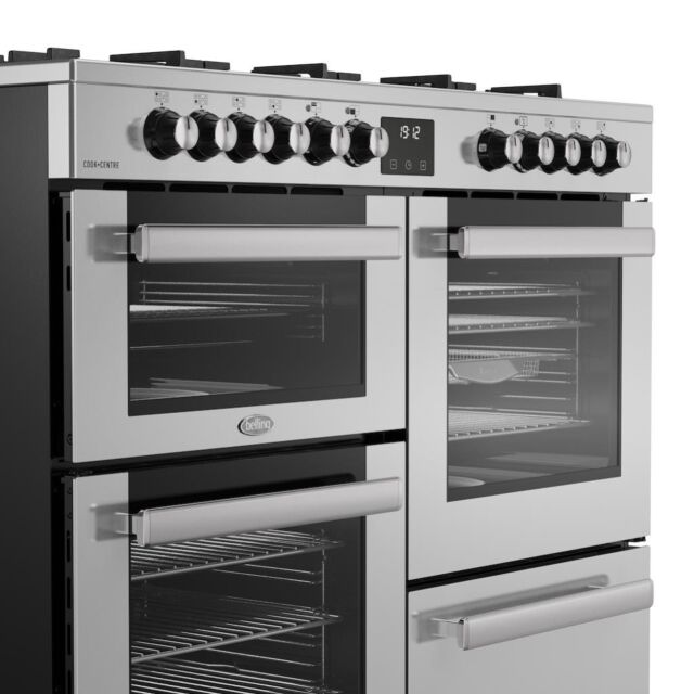 Belling RCA COOKCENTRE 110DF 110cm Dual Fuel Range Cooker - Stainless Steel