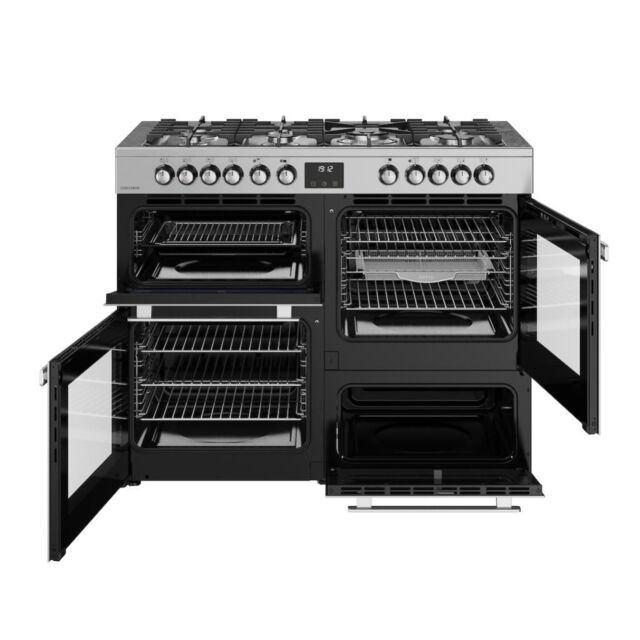 Belling RCA COOKCENTRE 110DF 110cm Dual Fuel Range Cooker - Stainless Steel