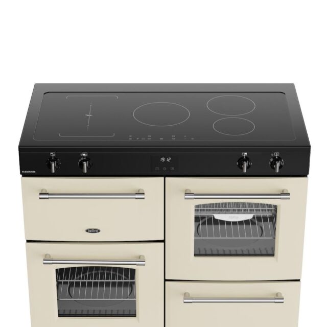 Belling RCA FARMHOUSE 110Ei 110cm Electric Induction Touch Range Cooker - Cream