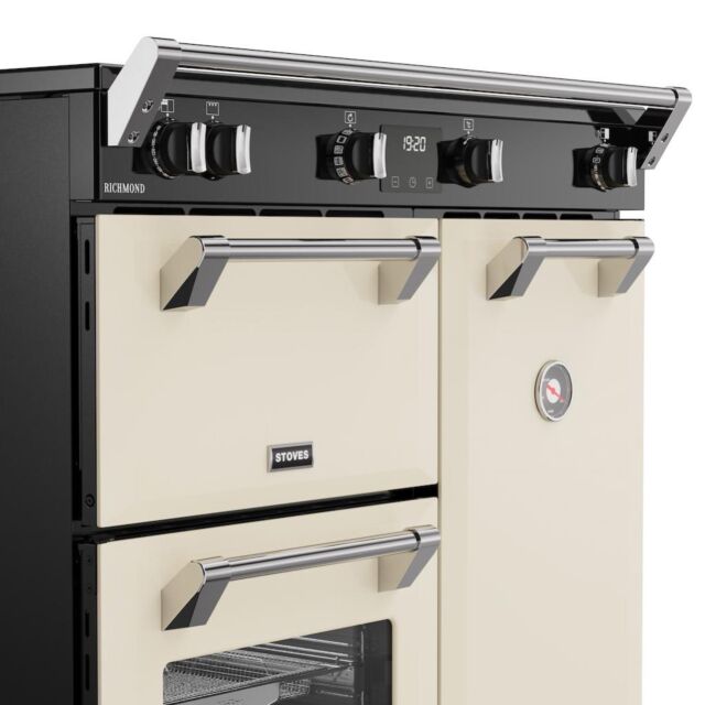 Stoves RCA RICH 90Ei TCH 90cm Richmond Electric Induction Touch Range Cooker - Cream