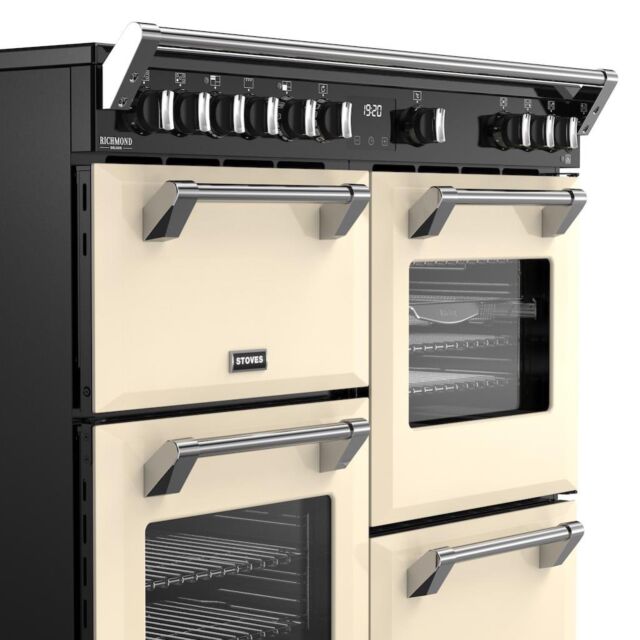 Stoves DX RCA RICH 100Ei RTY 100cm Richmond DX Electric Induction Rotary Range Cooker - Cream