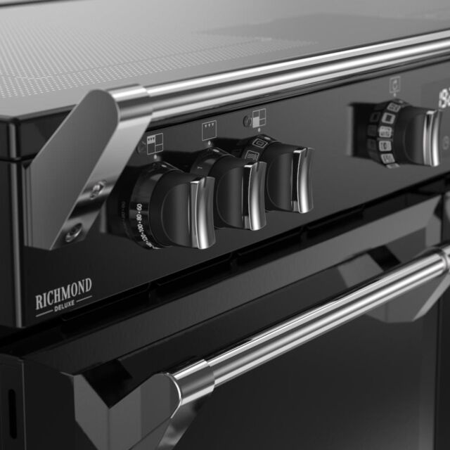 Stoves DX RCA RICH 110Ei ZLS 110cm Richmond DX Electric Induction Zoneless Range Cooker - Black