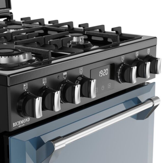 Stoves DX MRA RICH 60DF 60cm Dual Fuel Cooker with Double Oven - Twilight Blue