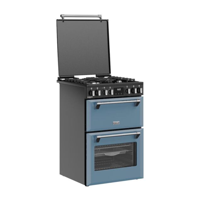Stoves DX MRA RICH 60DF 60cm Dual Fuel Cooker with Double Oven - Twilight Blue