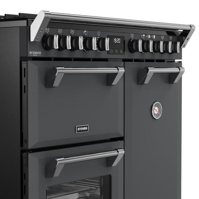 Stoves DX RCA RICH 90DF 90cm Richmond DX Dual Fuel Range Cooker - Anthracite Grey