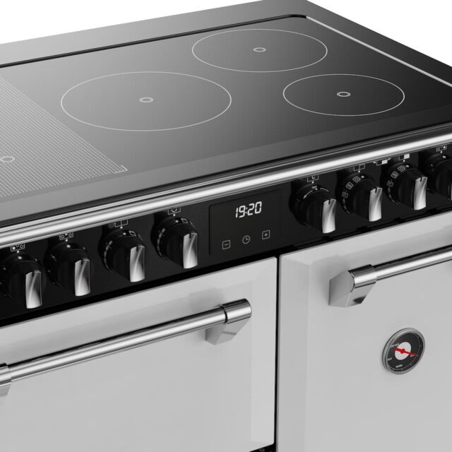 Stoves DX RCA RICH 90Ei RTY 90cm Richmond DX Electric Induction Rotary Range Cooker - Ice White