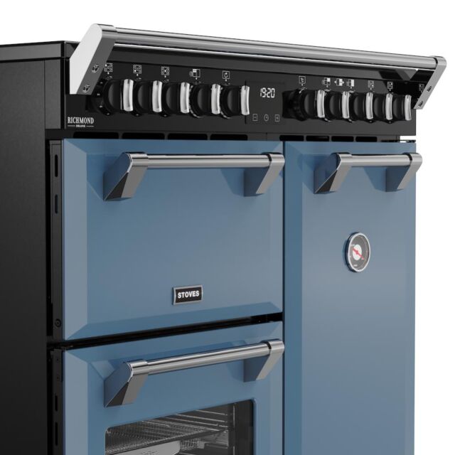 Stoves DX RCA RICH 90Ei RTY 90cm Richmond DX Electric Induction Rotary Range Cooker - Twilight Blue