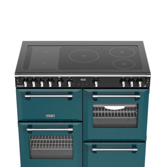Stoves DX RCA RICH 100Ei RTY 100cm Richmond DX Electric Induction Rotary Range Cooker - Deep Marine