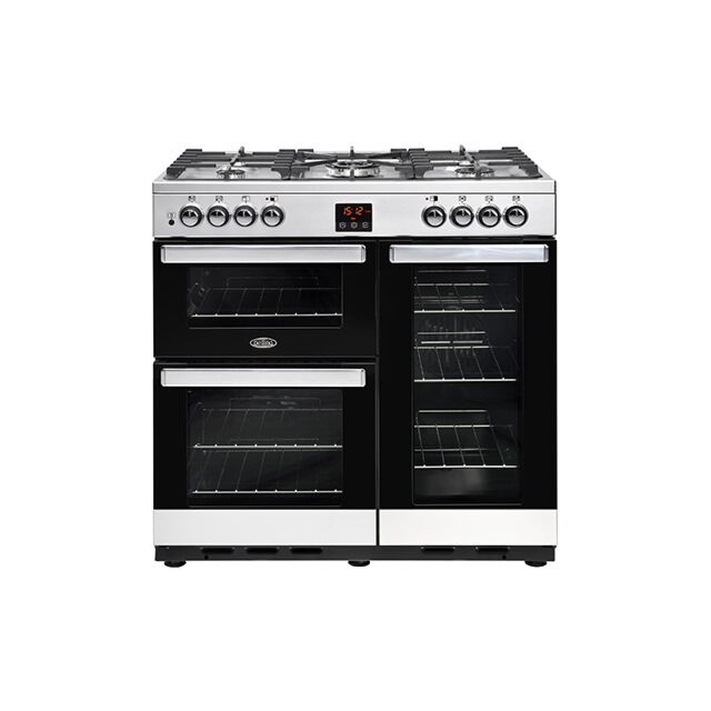 Belling  Cookcentre 90DFT S 90cm Dual Fuel Range Cooker