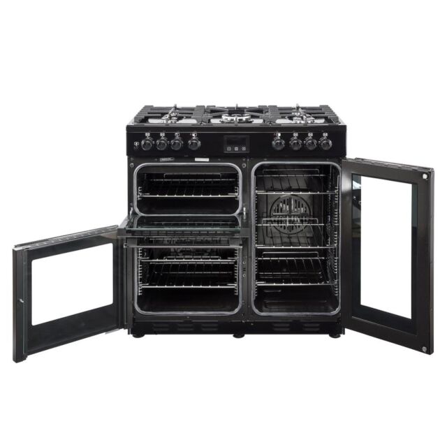 Belling  Cookcentre 90DFT B 90cm Dual Fuel Range Cooker