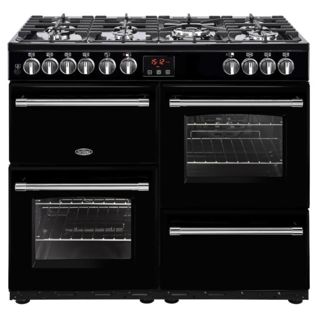 Belling  Farmhouse 100DFT b 100cm Dual Fuel Range Cooker