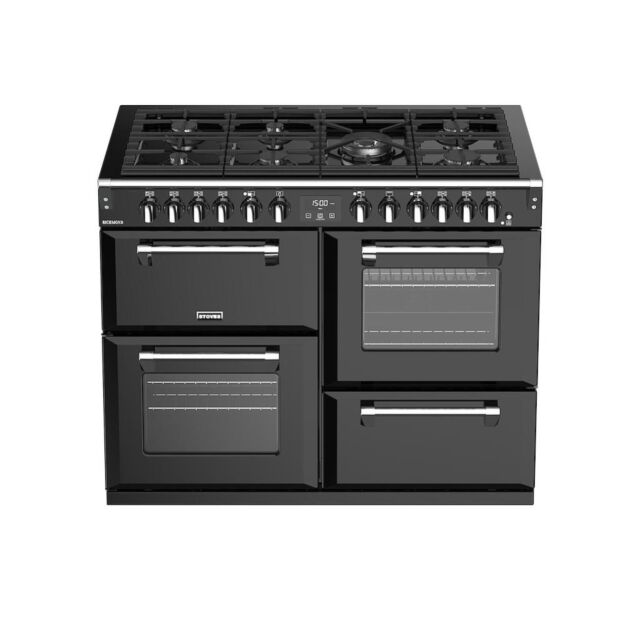 Stoves ST RICH S1100DF BK 110cm Dual Fuel Range Cooker