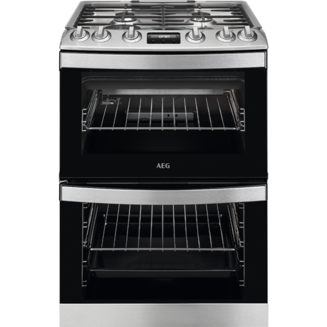 AEG CGB6131ACM Gas Cooker with Double Oven