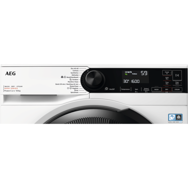 AEG LWR8496O5B 9kg/5kg Freestanding Washer Dryer