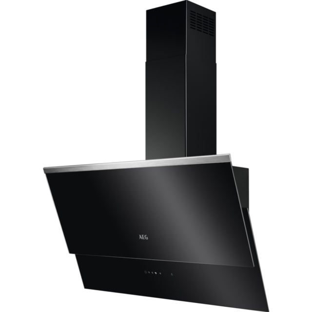 AEG DVB5860B 80cm Angled Chimney Hood