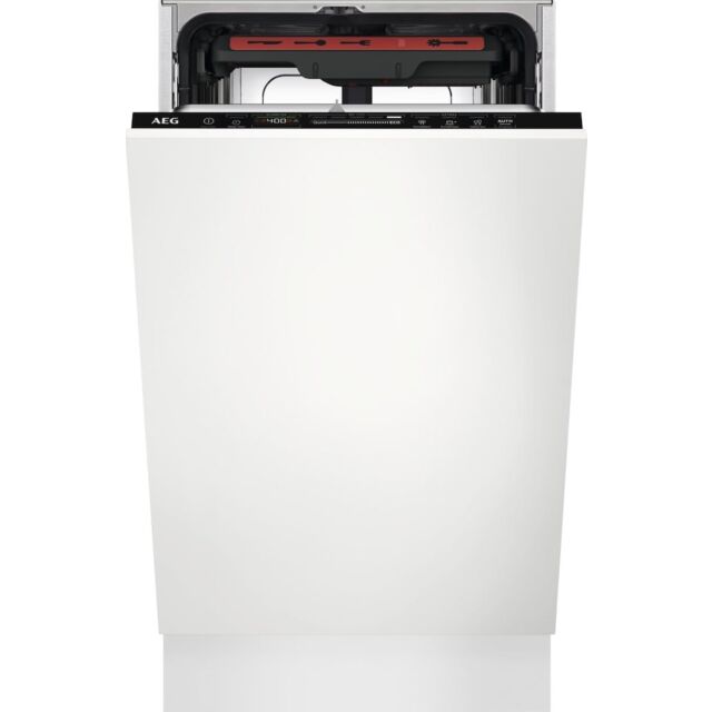 AEG FSE73507P 7000 GlassCare Fully Integrated Slimline Dishwasher with AirDry Technology + 10 Place Settings