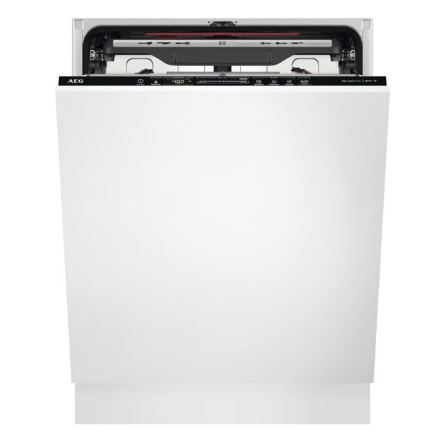 AEG FSE84708P 8000 SprayZone Fully Integrated Dishwasher with AirDry Technology + 15 Place Settings