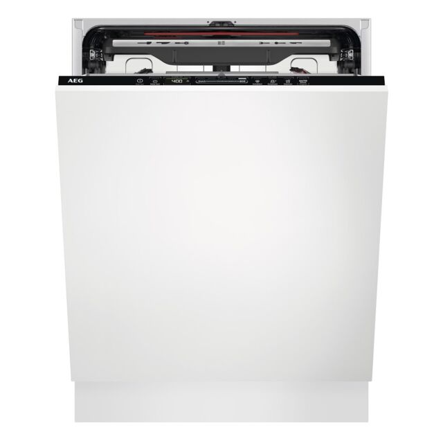 AEG FSE74747P 7000 GlassCare Fully Integrated Dishwasher with AirDry Technology + 15 Place Settings